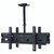 TV Ceiling Mount for 2 large flat panel displays - 32 to 65 inches