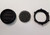 2.5 inch Louvered Vent With Cap, Seal, Bug Screen, Filter  -  Black