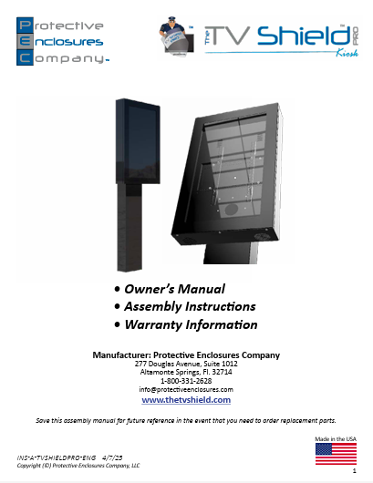 Affordable Outdoor Digital Signage Kiosk Solution: The TV Shield PRO Kiosk