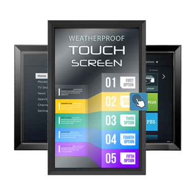 Outdoor TV Case Touch Screens The TV Shield PRO and Lite