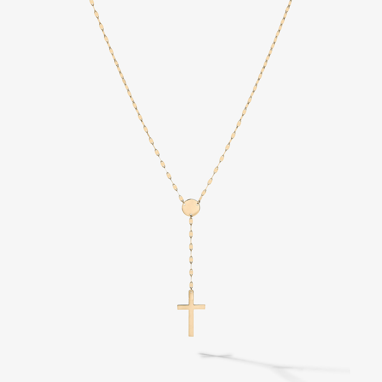 CROSSARY LARIAT NECKLACE - LANA