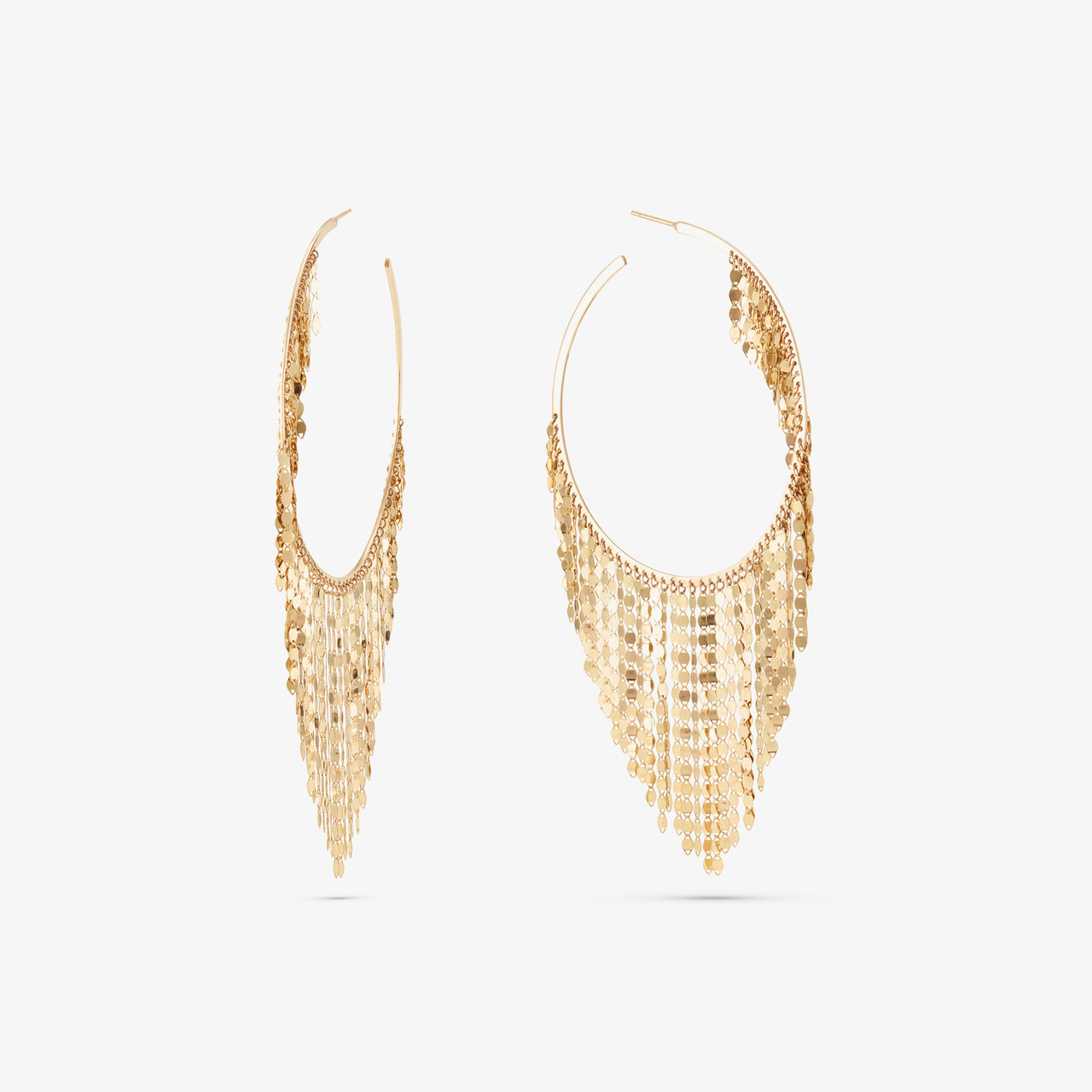 KIKICHIC | NYC | Large Size Endless Thin Hoops Earrings Hypoallergenic Size  60mm in 14k Gold and Silver.