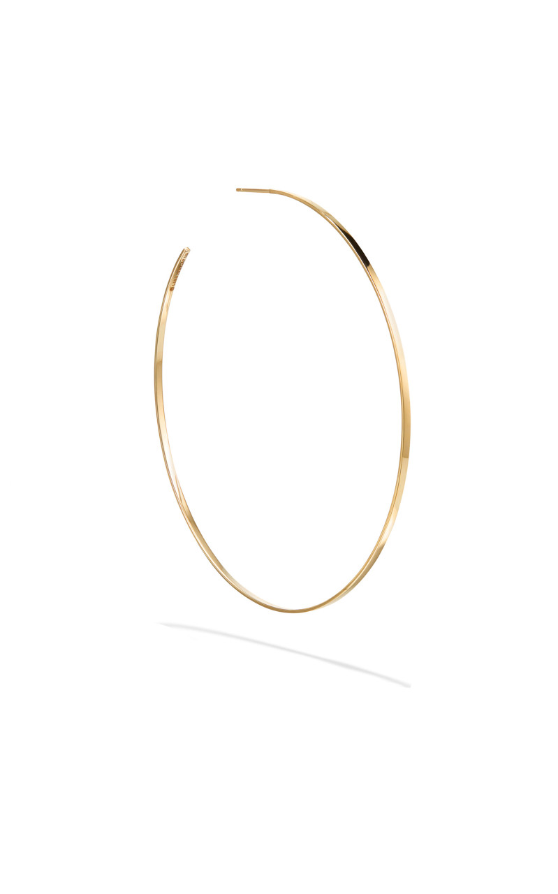 Gleaming Circlet Diamond Stud Earrings With Shimmer & Shine| CaratLane