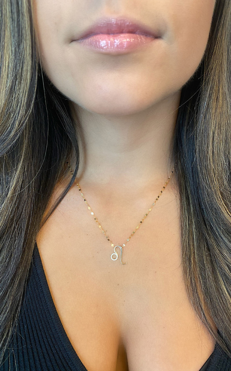 Leo Zodiac Necklace - Lana Jewelry