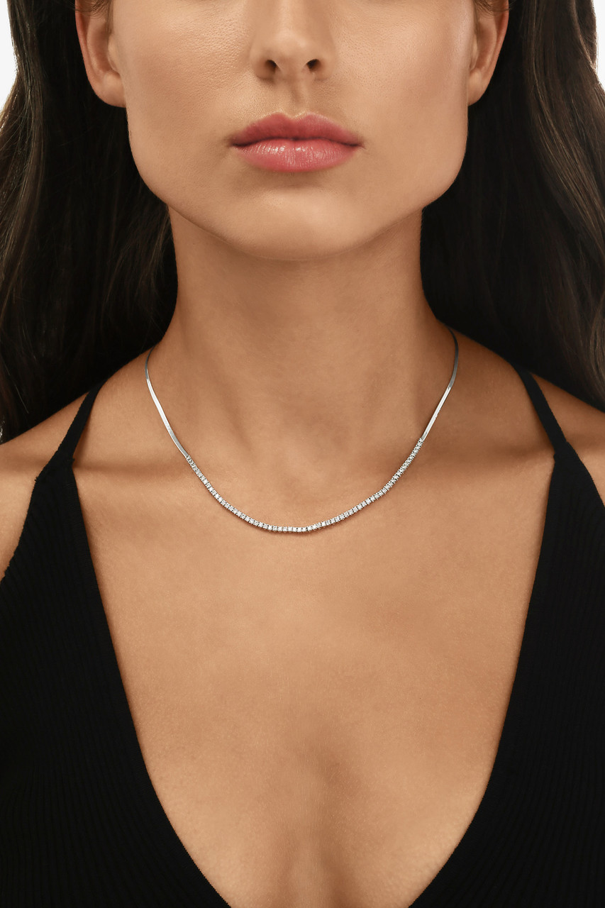 Layered Beaded Chain Necklace – Sterling Forever