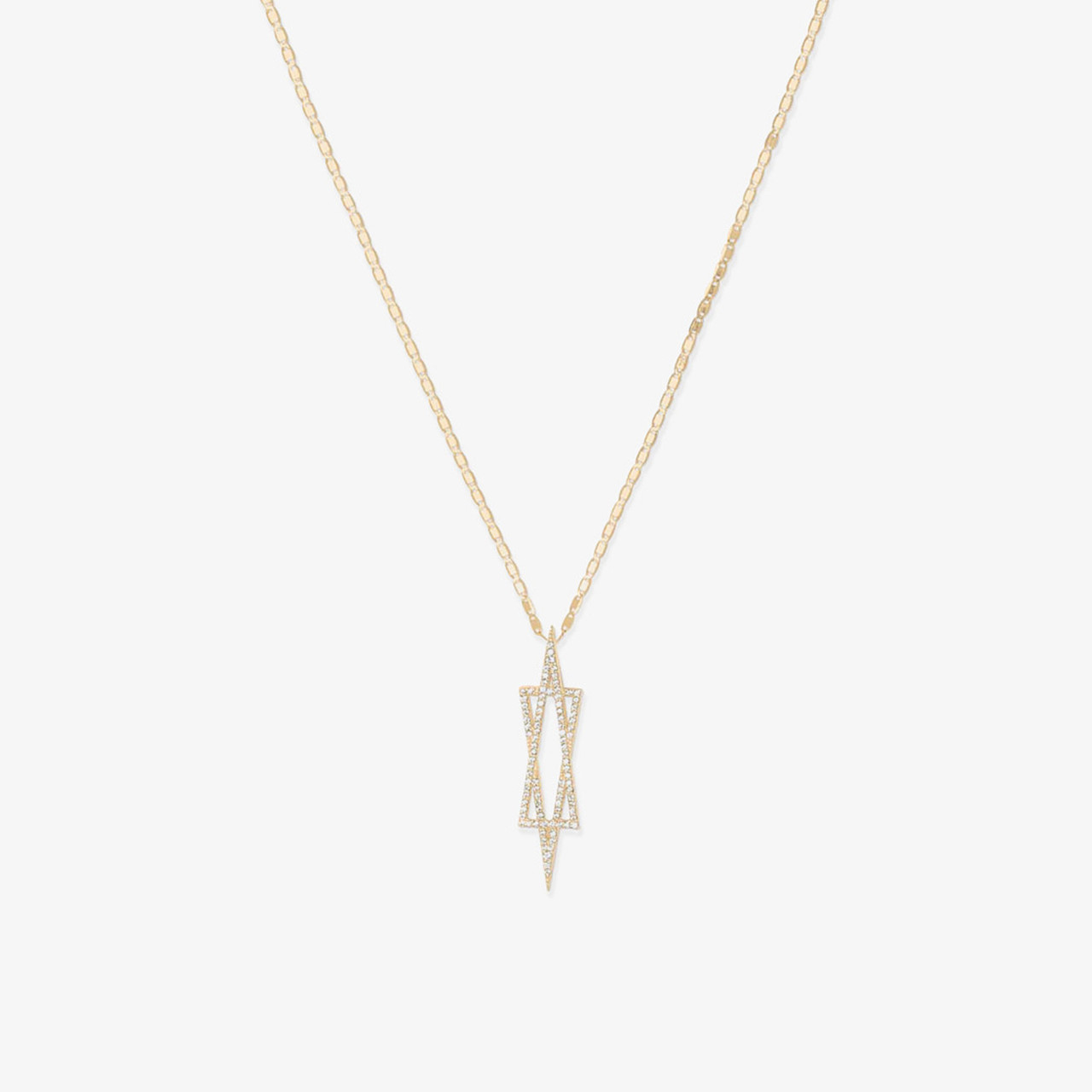 Louis Vuitton LV Sunrise Necklace, Silver, One Size