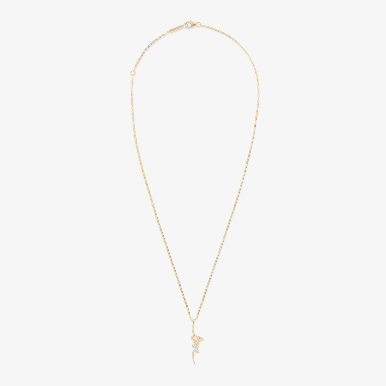Mini Flawless Love Script Necklace 