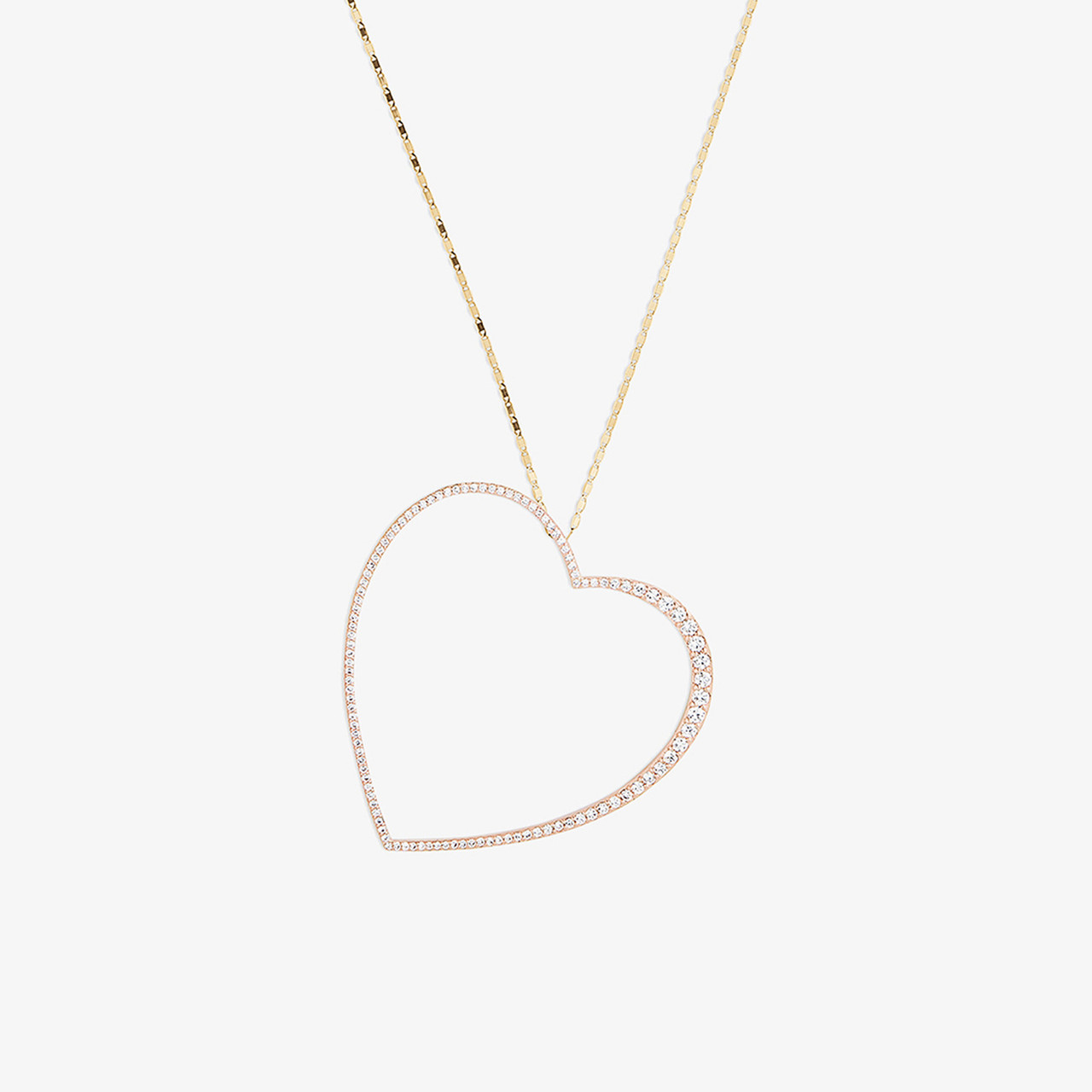 FLAWLESS LARGE GRADUATING HEART 