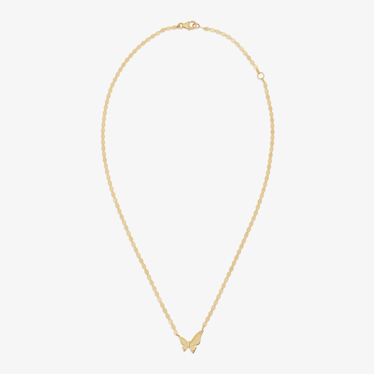 Small Butterfly Charm Necklace - Lana 