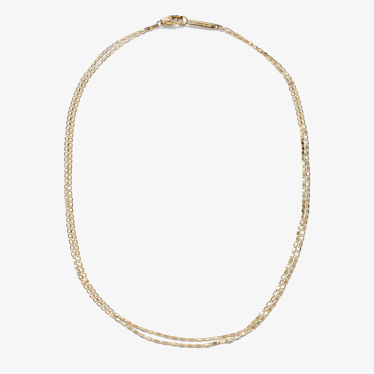 【2plan】24SS★ [LAN ARCHIVE] Millet Wood Stick Necklace DOUBLE STRAND PETITE MALIBU CHOKER NECKLACE - LANA