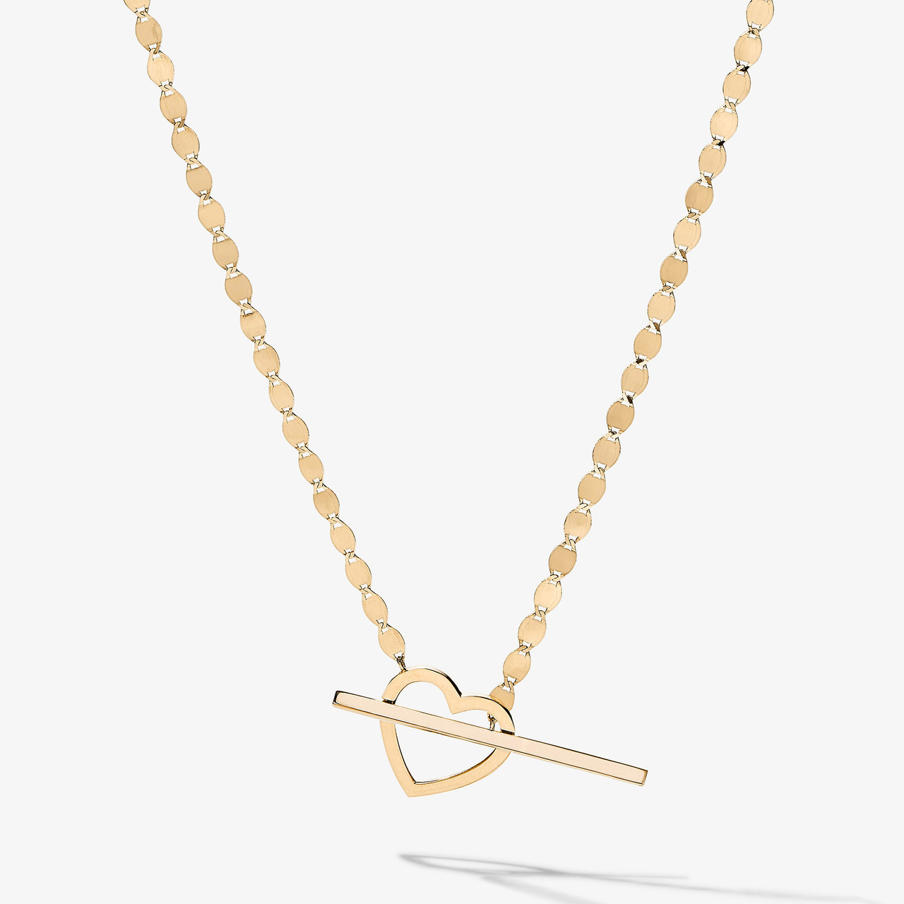 Buy OOMPH Gold Tone Link Chain Heart Necklace for Women & Girls Stylish  Online