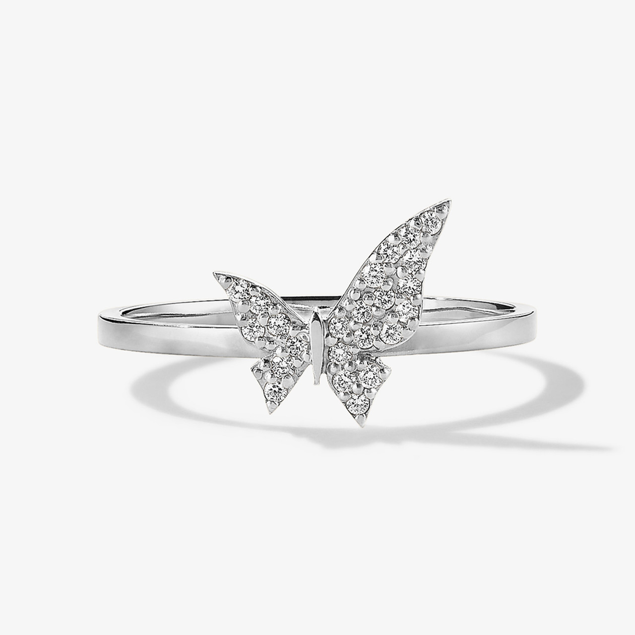 SMALL BUTTERFLY DIAMOND RING