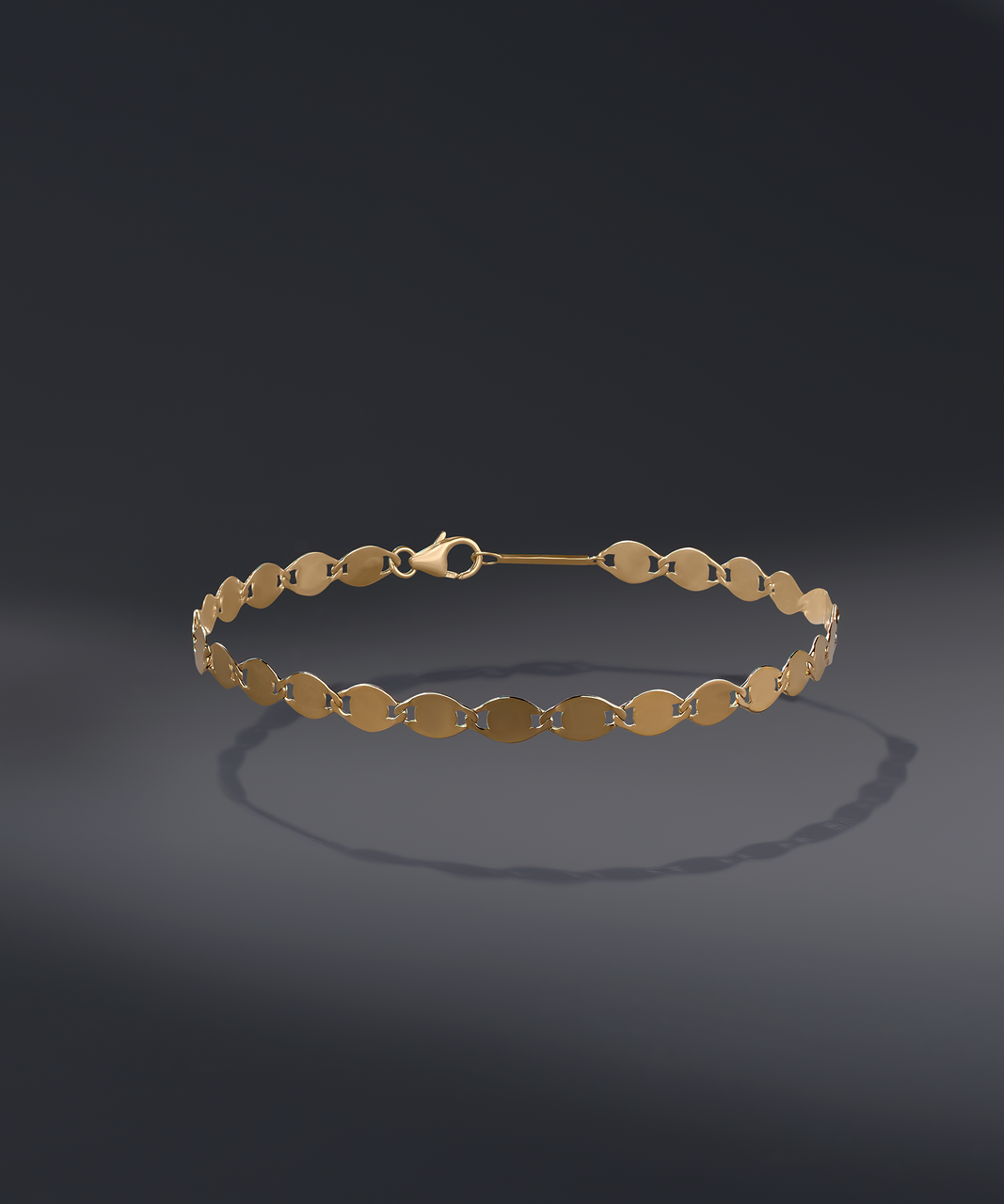 Signature Minima Bee Gold Toggle Bracelet