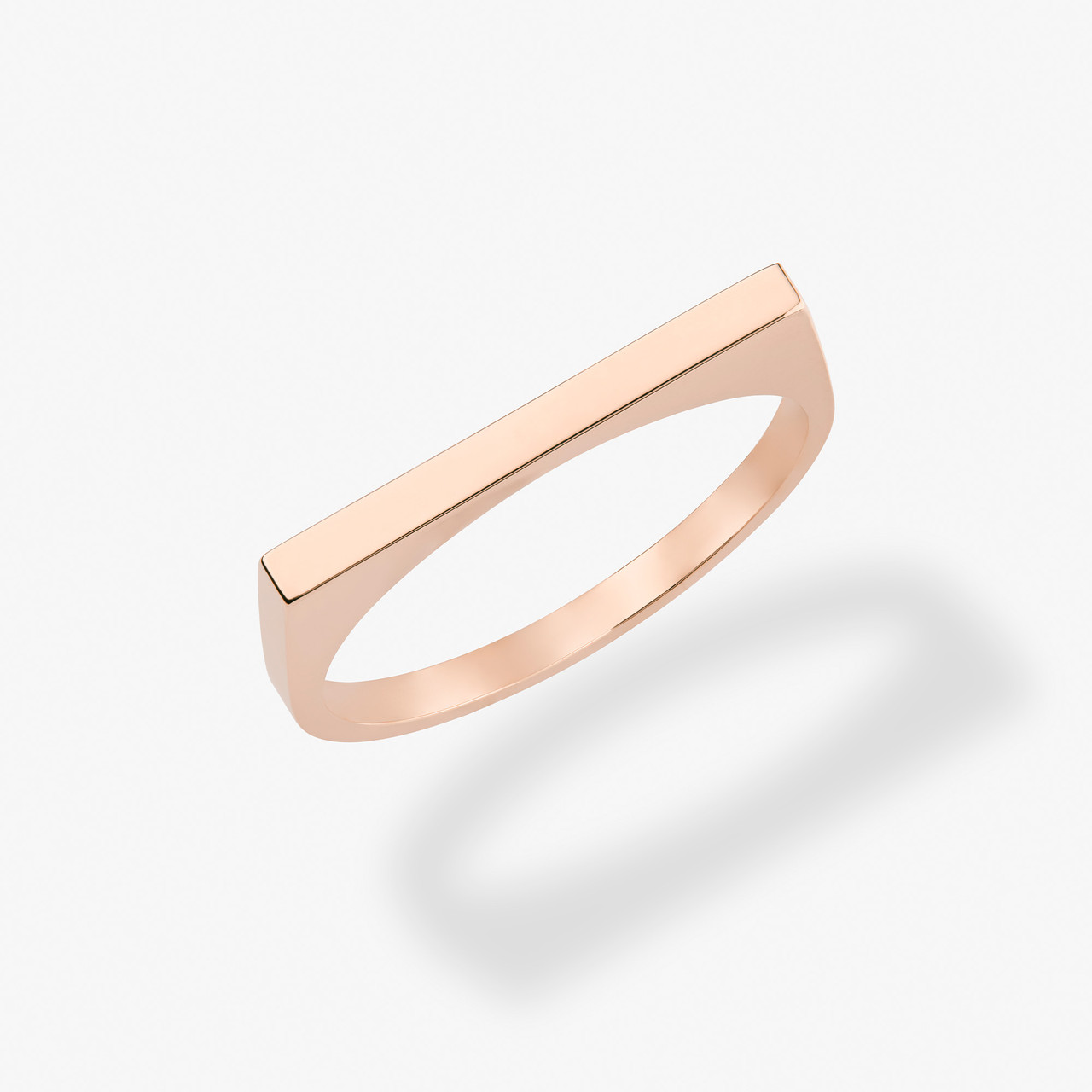 GEOMETRIC SINGLE GOLD RING