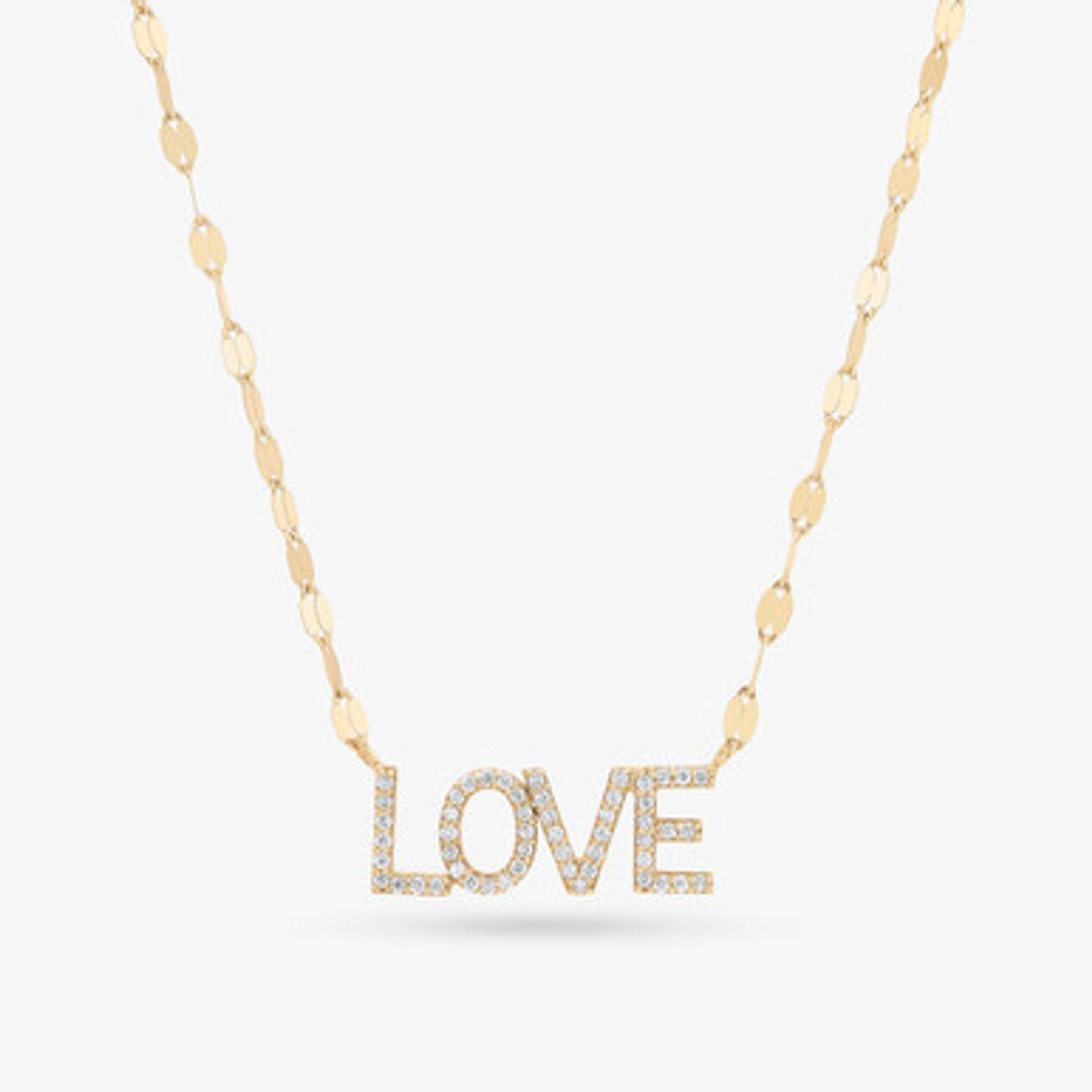 MINI DIAMOND CUSTOM NAMEPLATE NECKLACE