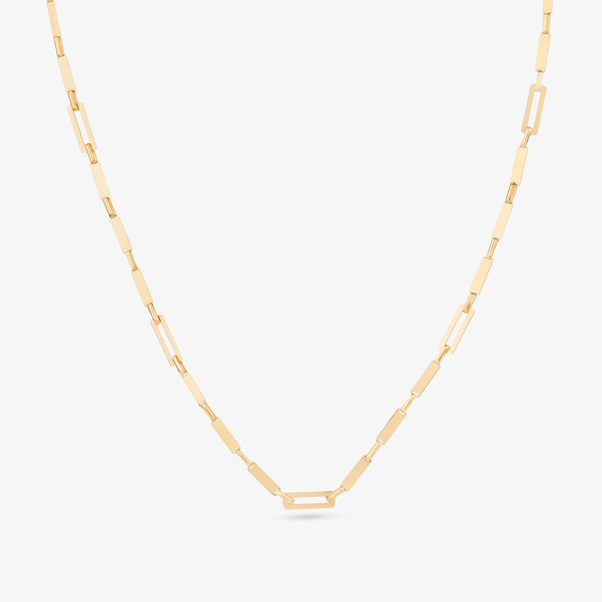 REMIX INTERLOCKING RECTANGLE NECKLACE