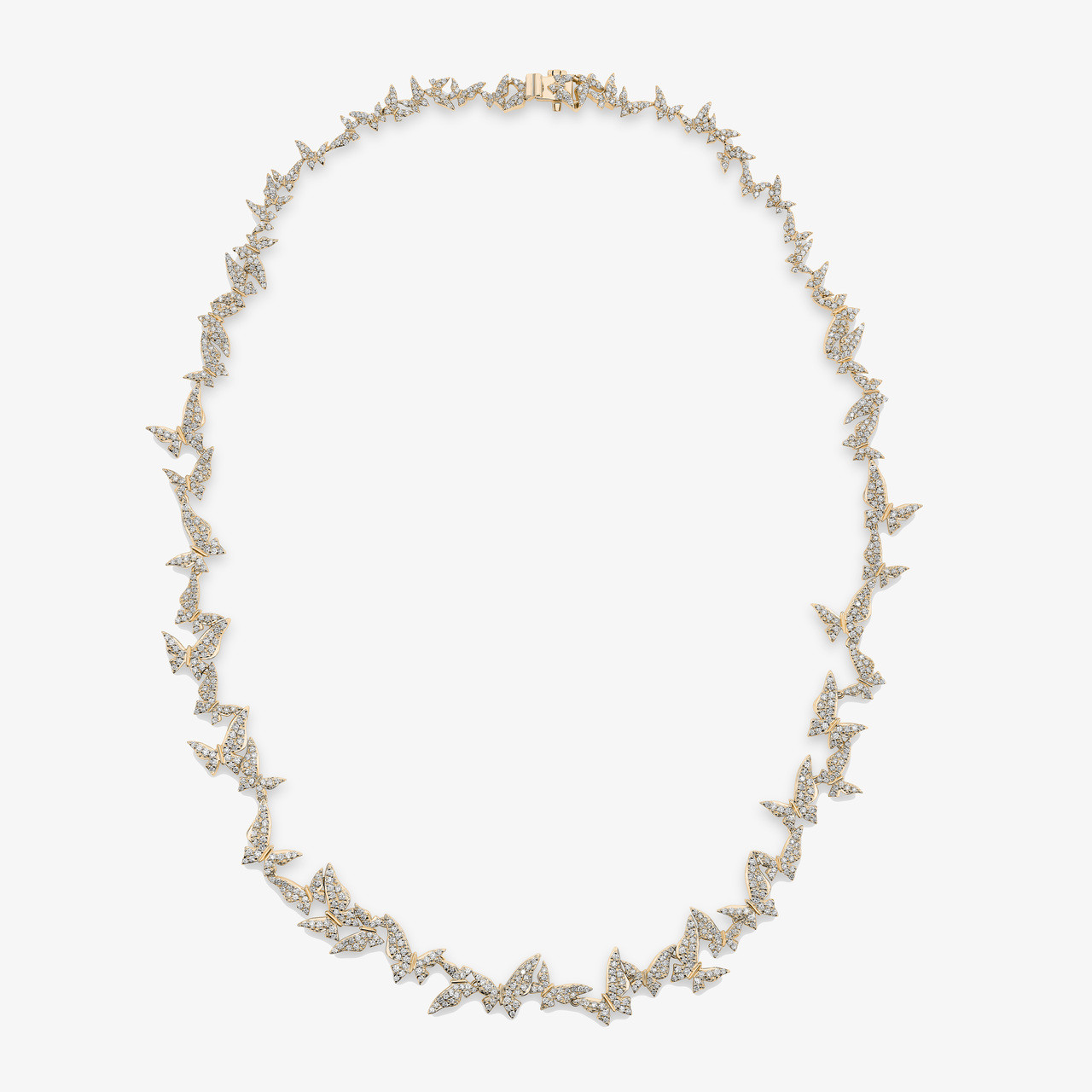 PAVE DIAMOND BUTTERFLY NECKLACE