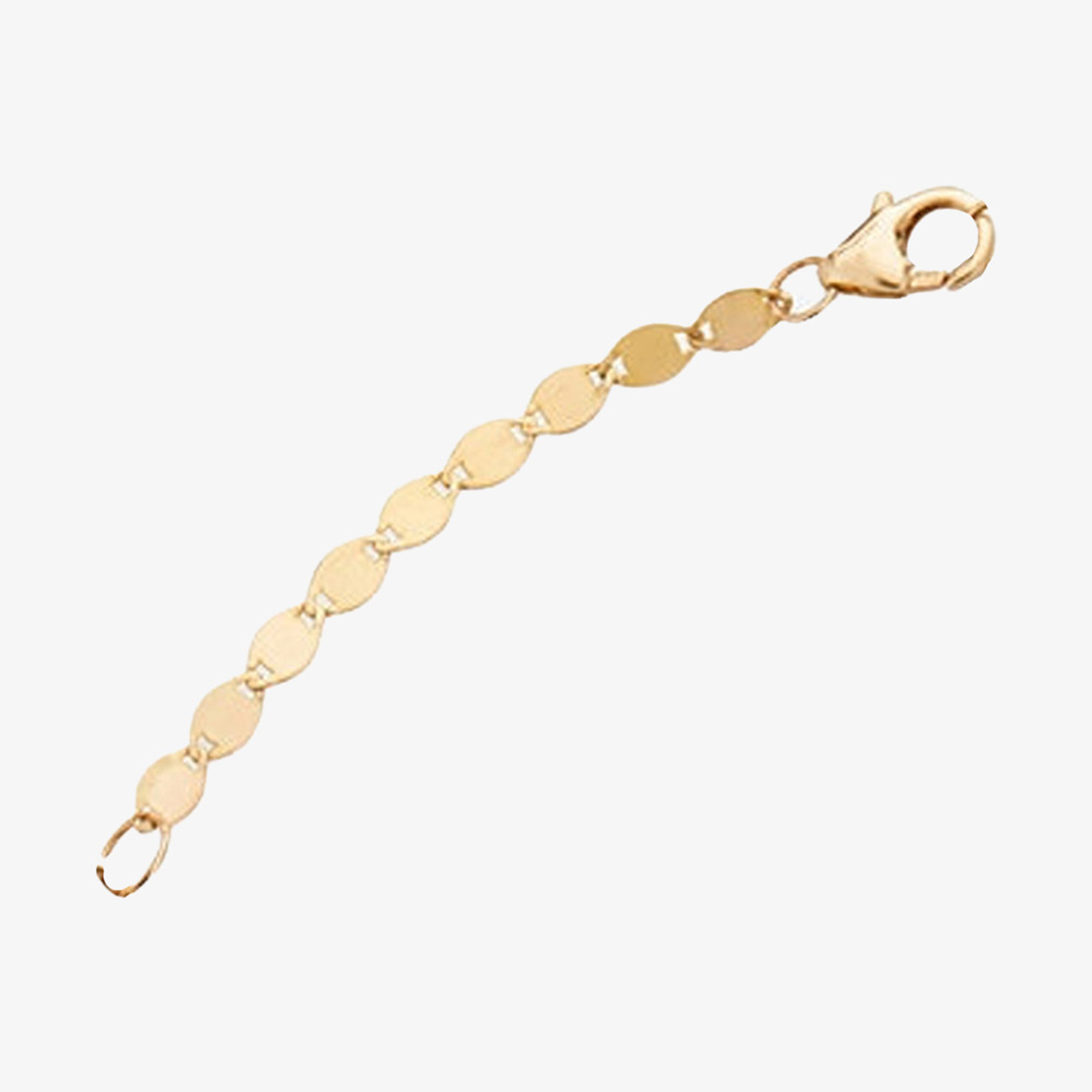 14K yellow gold petite nude chain extender