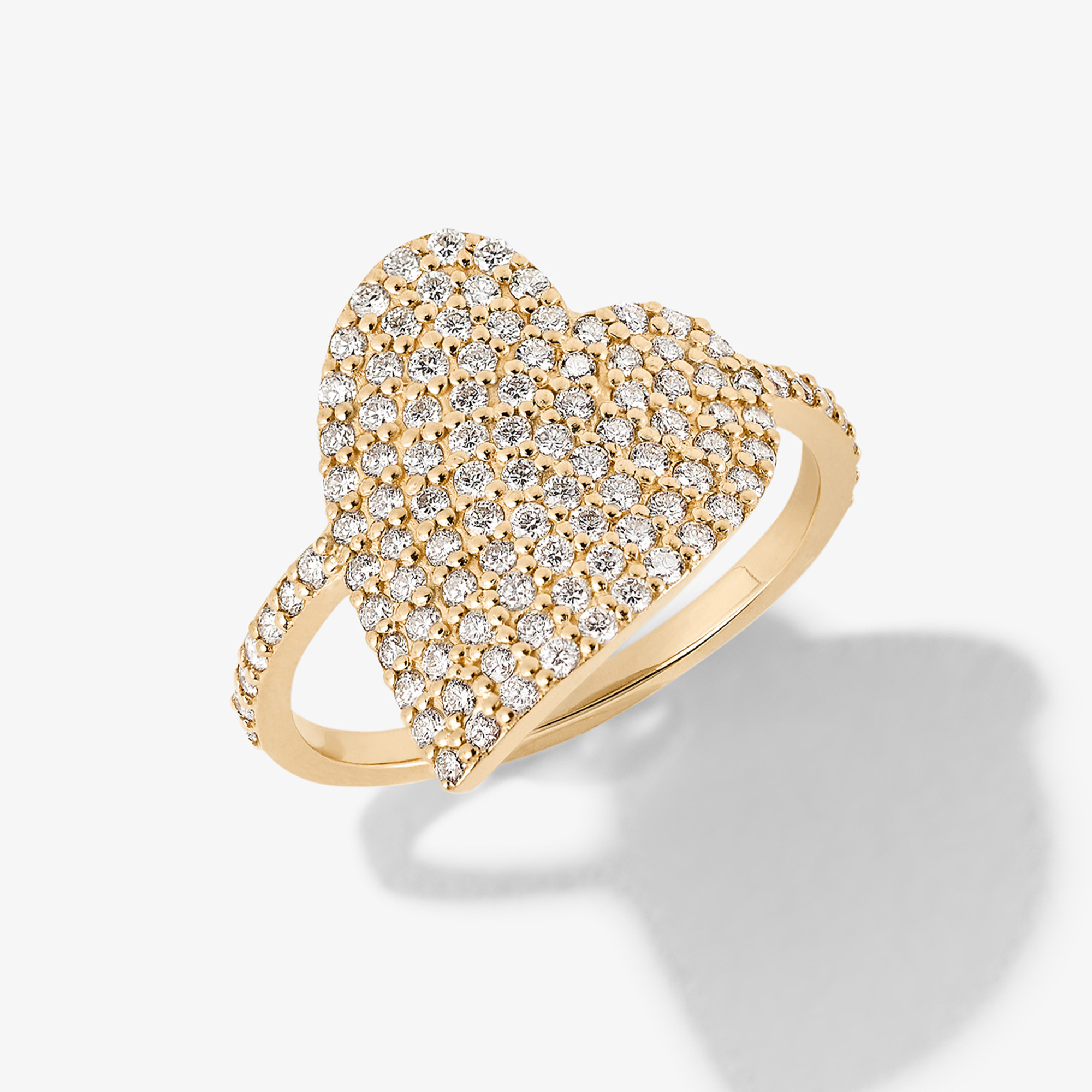 WRAPPED IN LOVE HEART DIAMOND RING