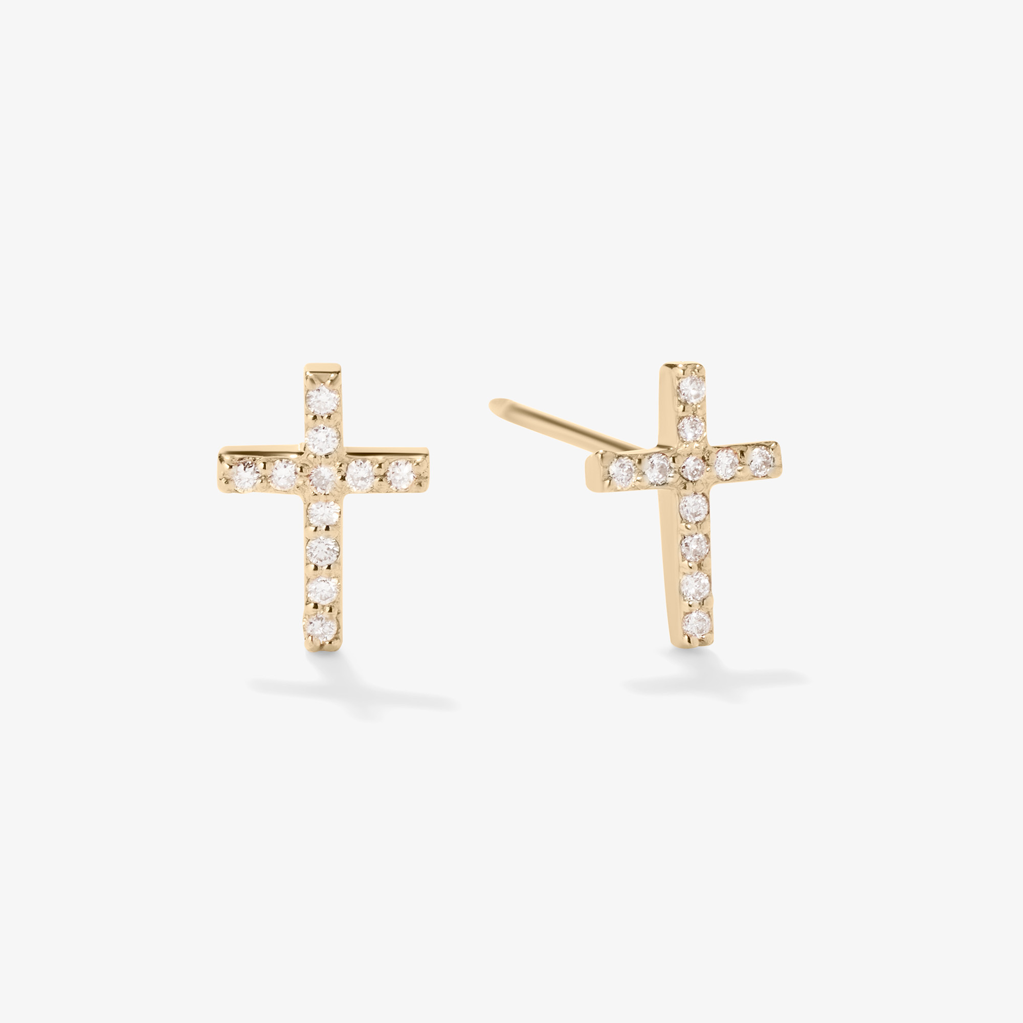 FLAWLESS MINI CROSS STUDS