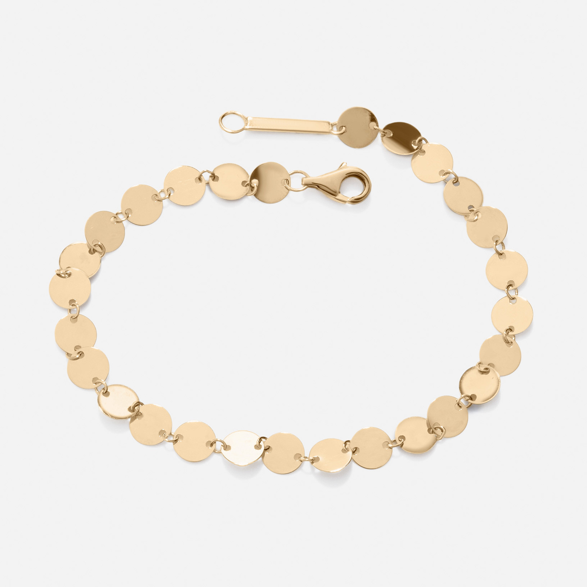 LASER DISC CHAIN BRACELET