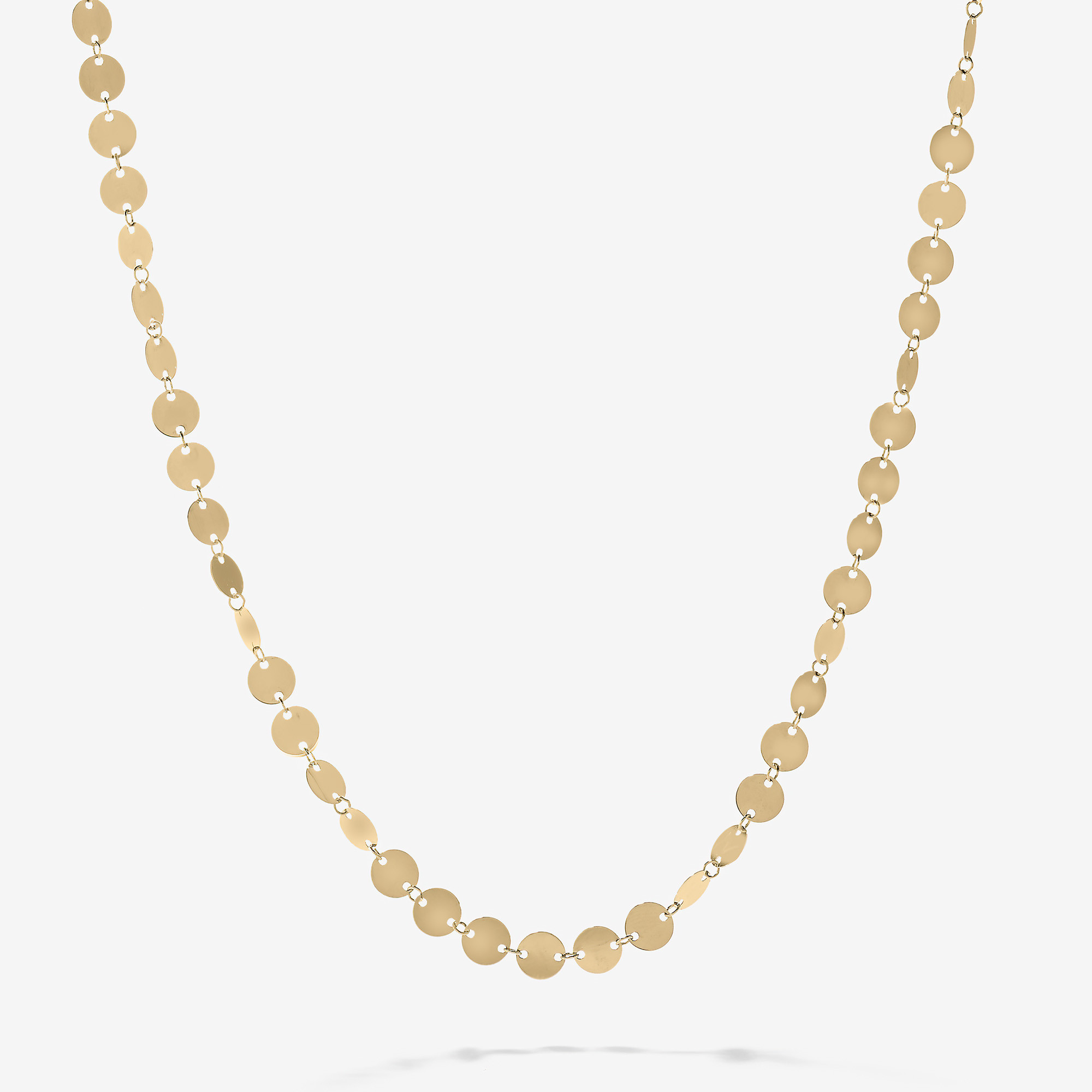 LASER DISC CHAIN NECKLACE - 1