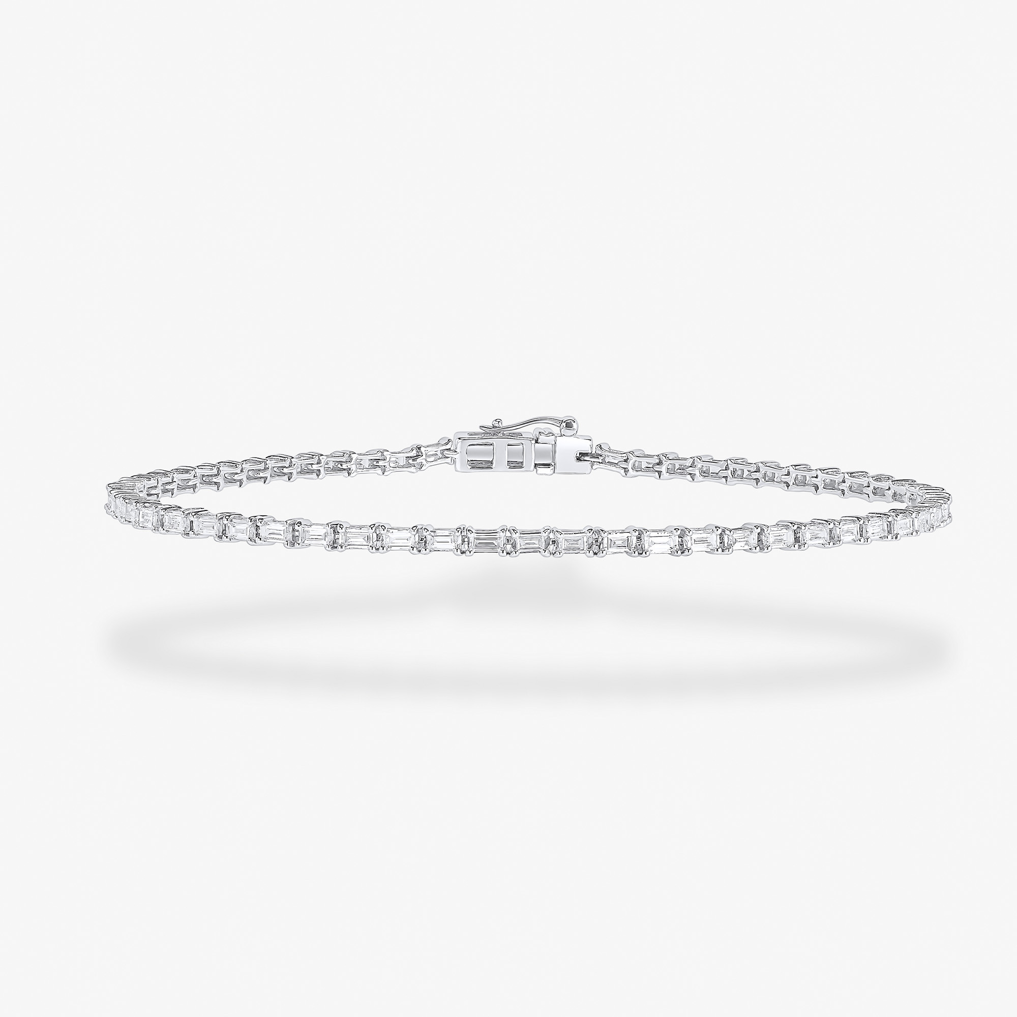 BAGUETTE DIAMOND TENNIS BRACELET - 3