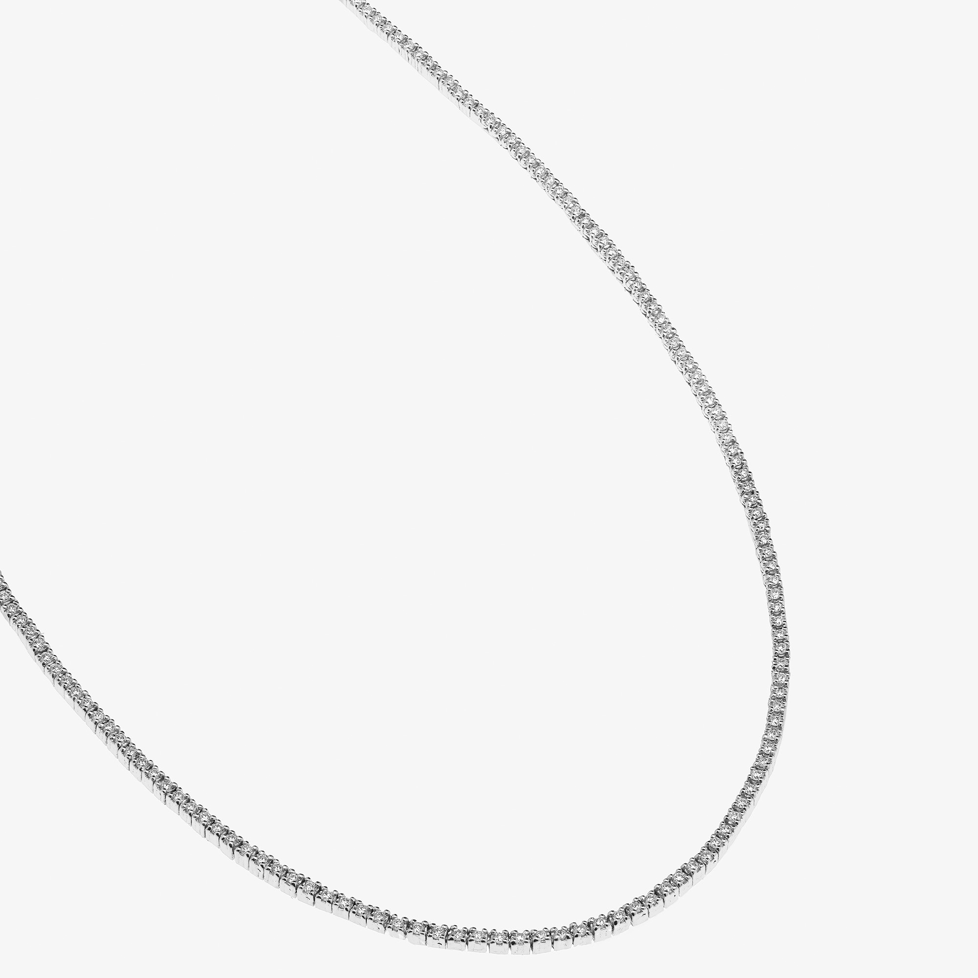 SKINNY TENNIS NECKLACE - 1