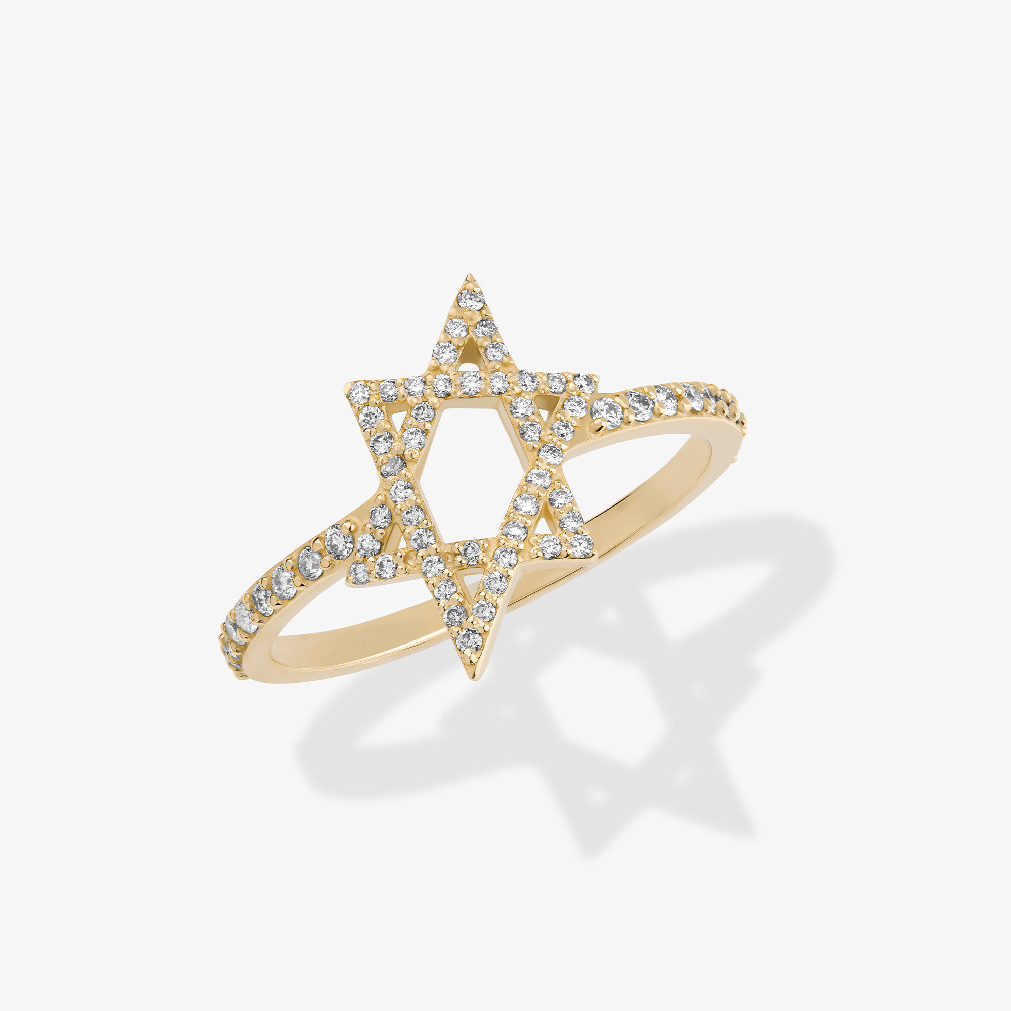 FLAWLESS STAR OF DAVID RING