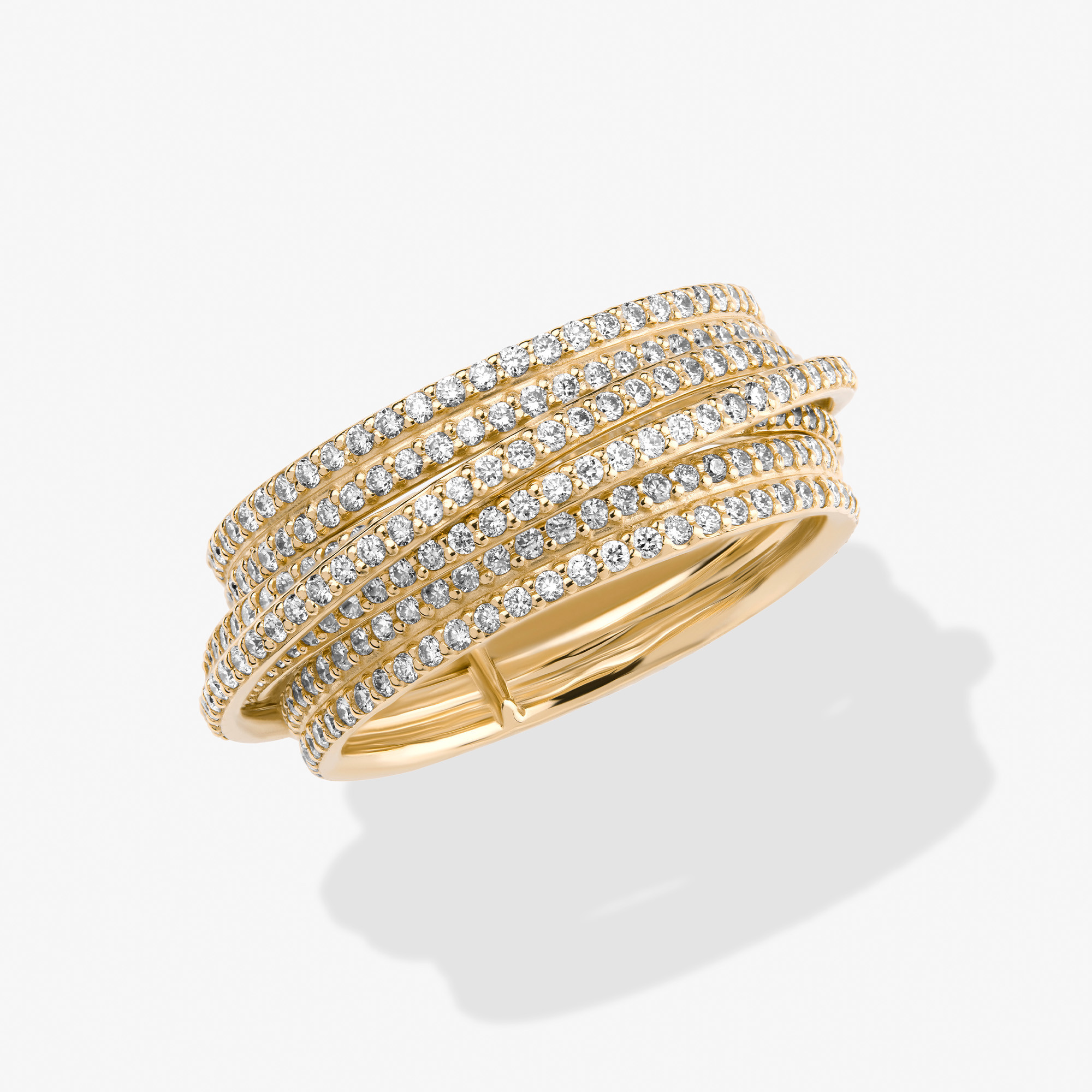 Kinetic Moveable Diamond Ring