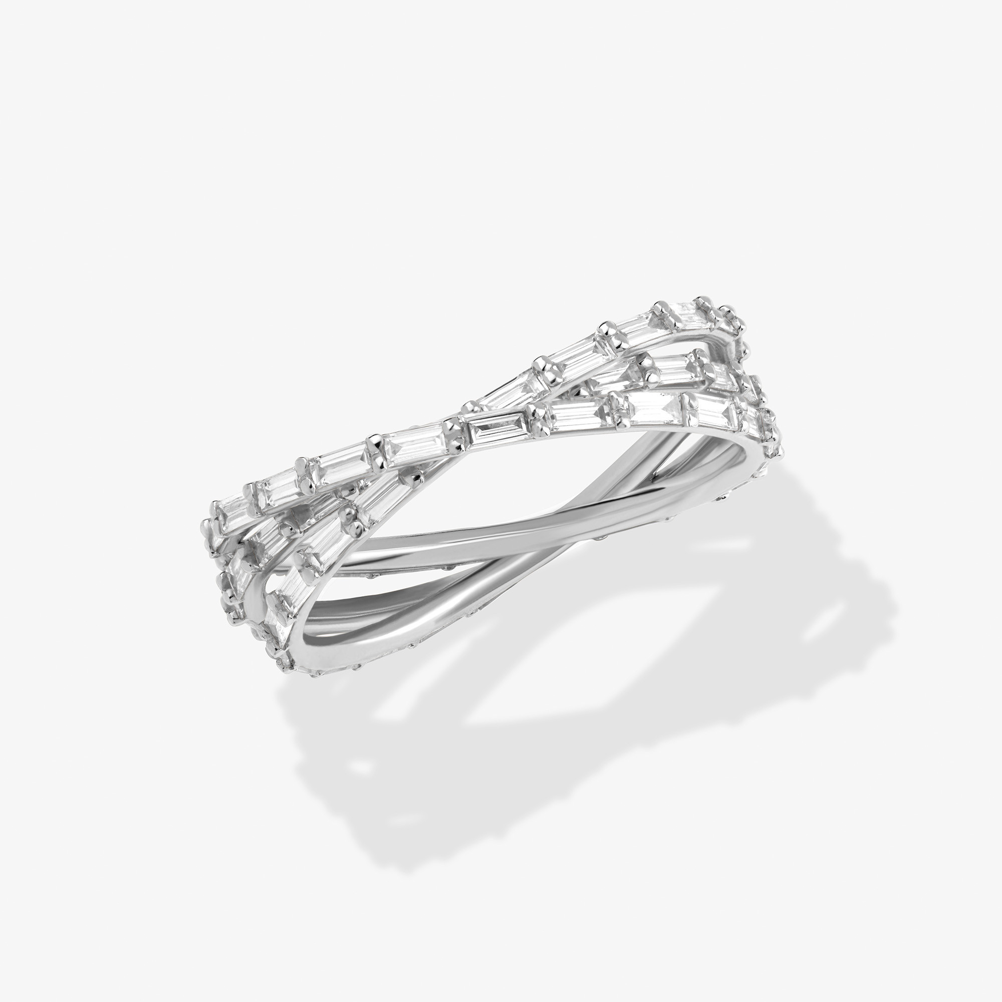 TRIPLE WRAP MAGIC BAGUETTE DIAMOND RING
