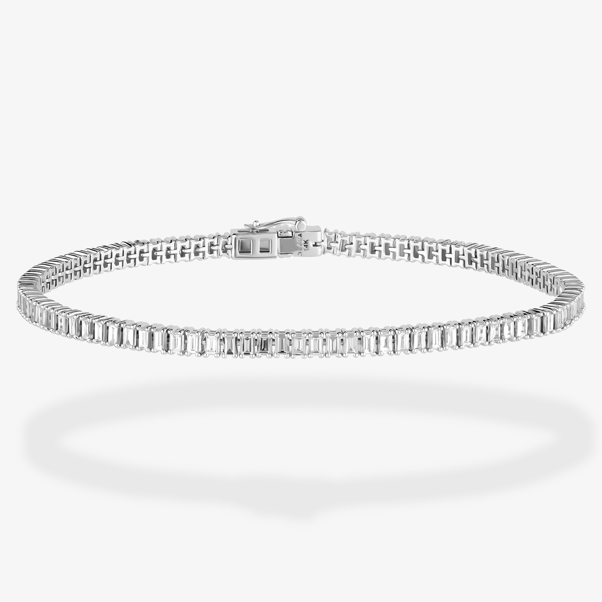 VERTICAL ROW BAGUETTE TENNIS BRACELET