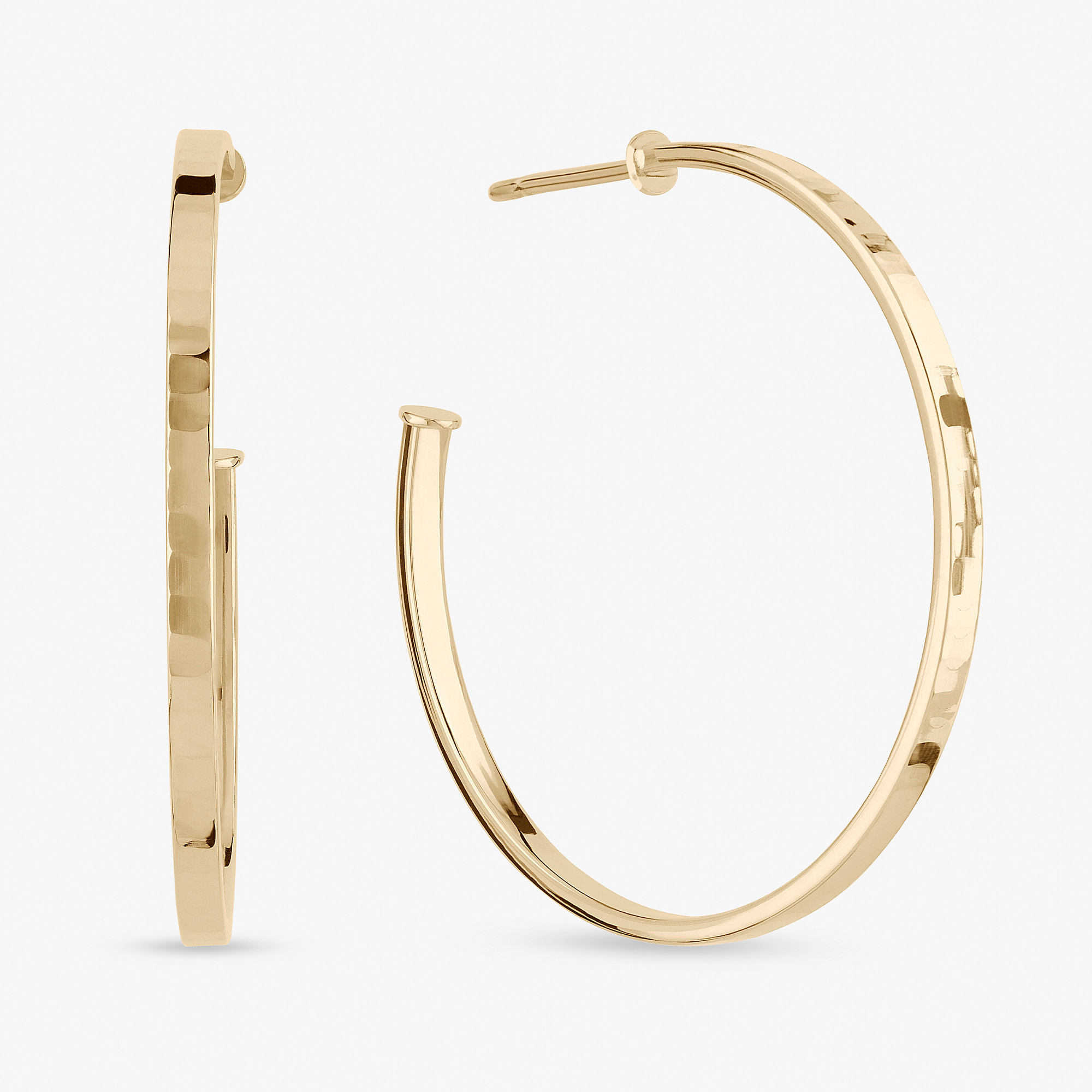 33MM HOLLOW FLASH TEXTURED HOOPS