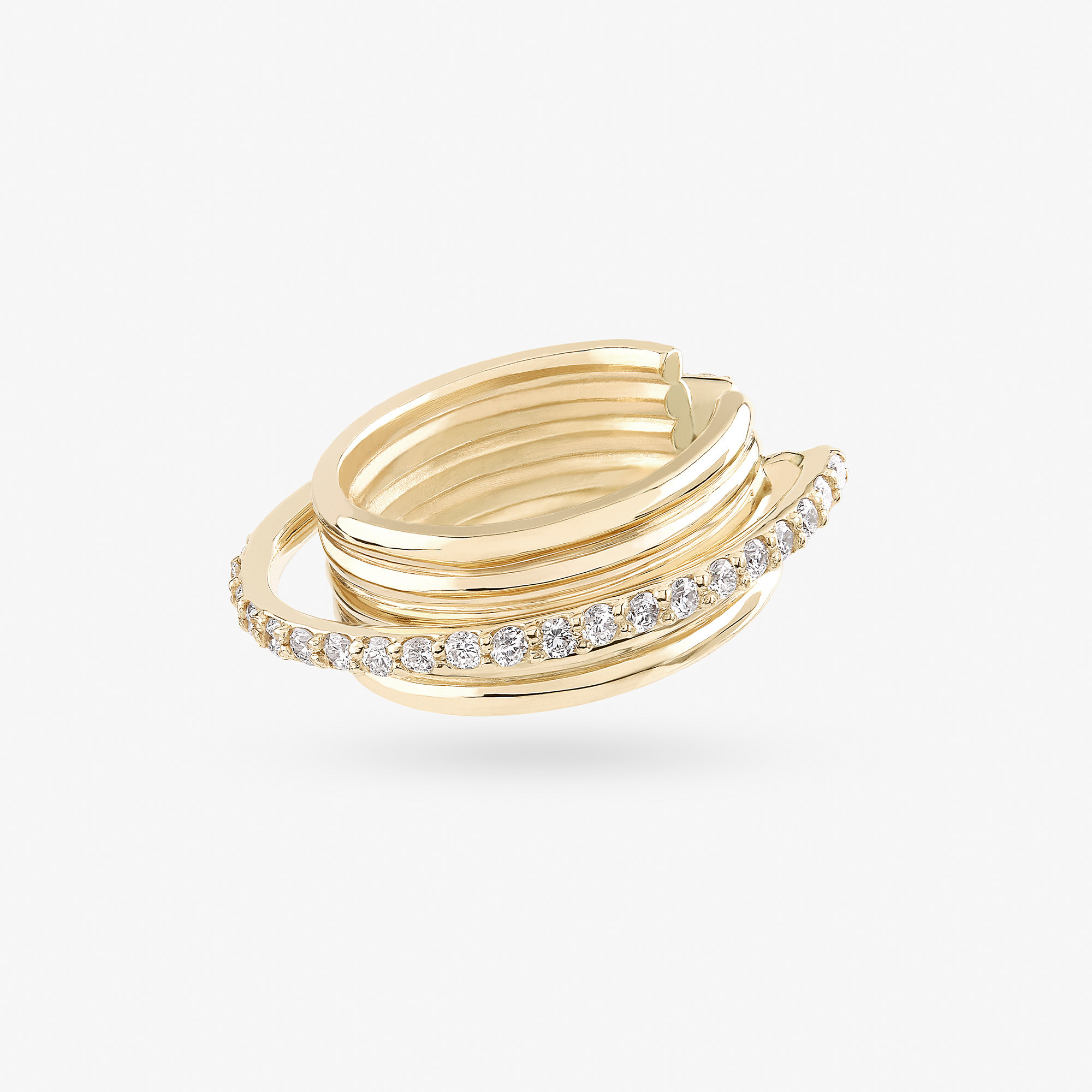 LANA PLANET DIAMOND EAR CUFF