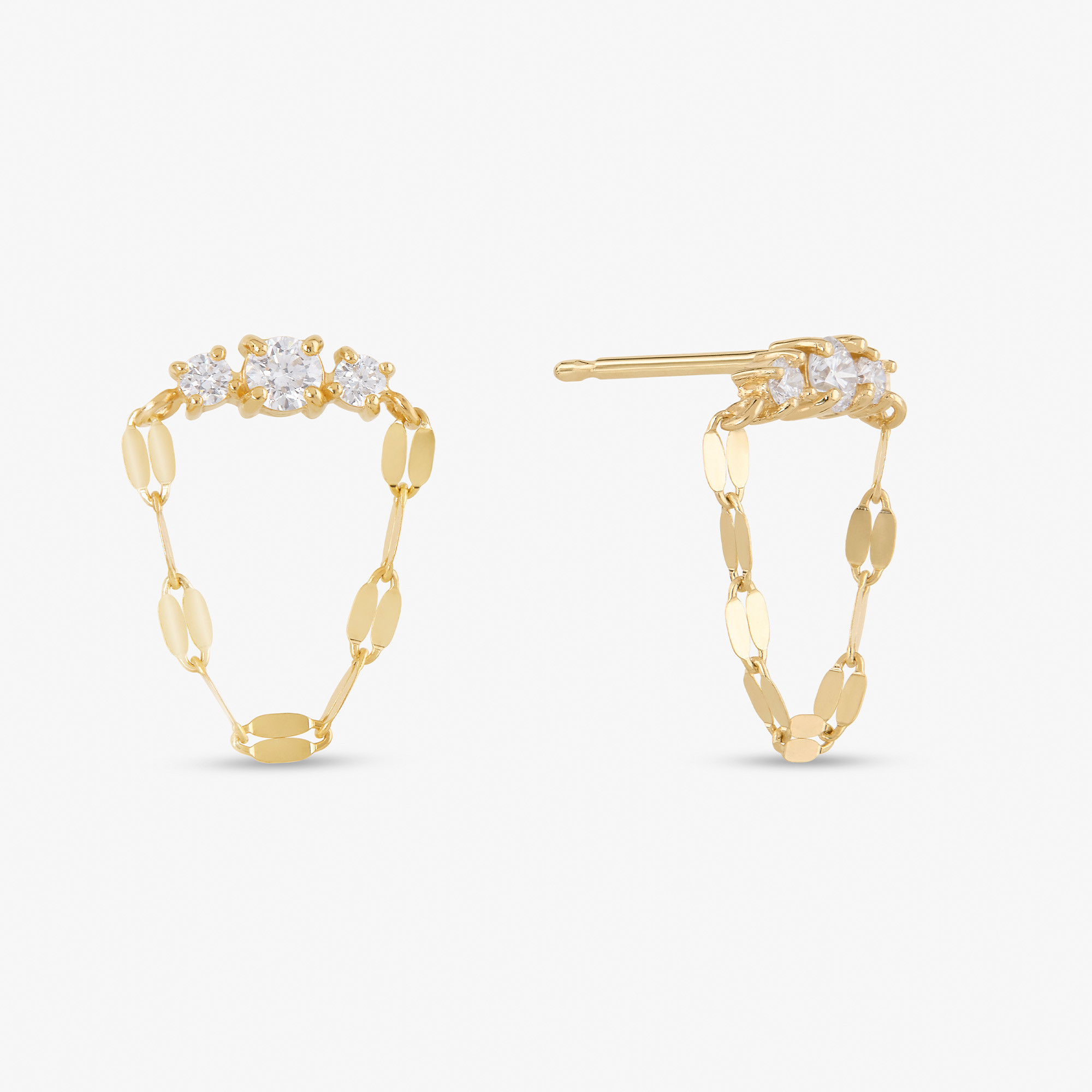 SOLO DIAMOND BLAKE DRAPING STUDS