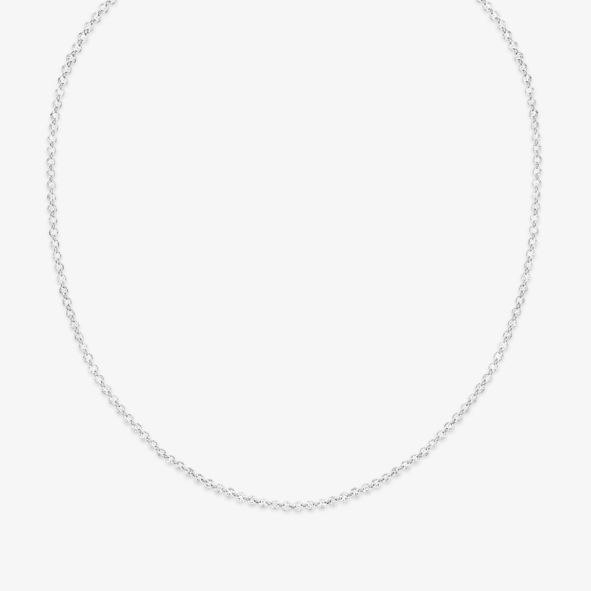 Floating diamond necklace - zoom
