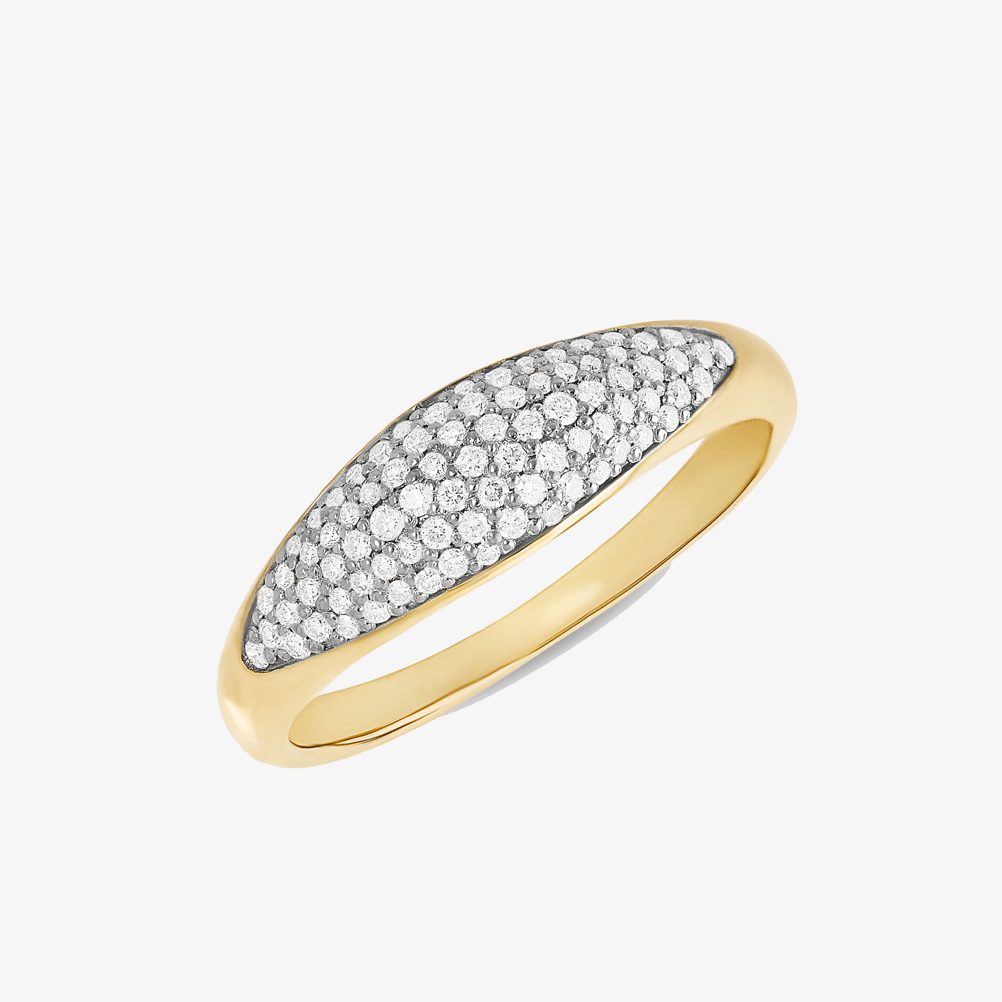 MULTI DIAMOND PINKY RING