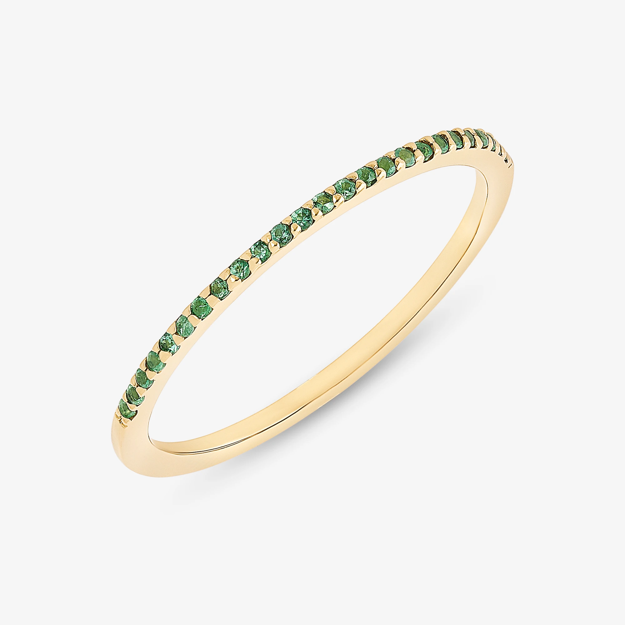 EMERALD THIN RING