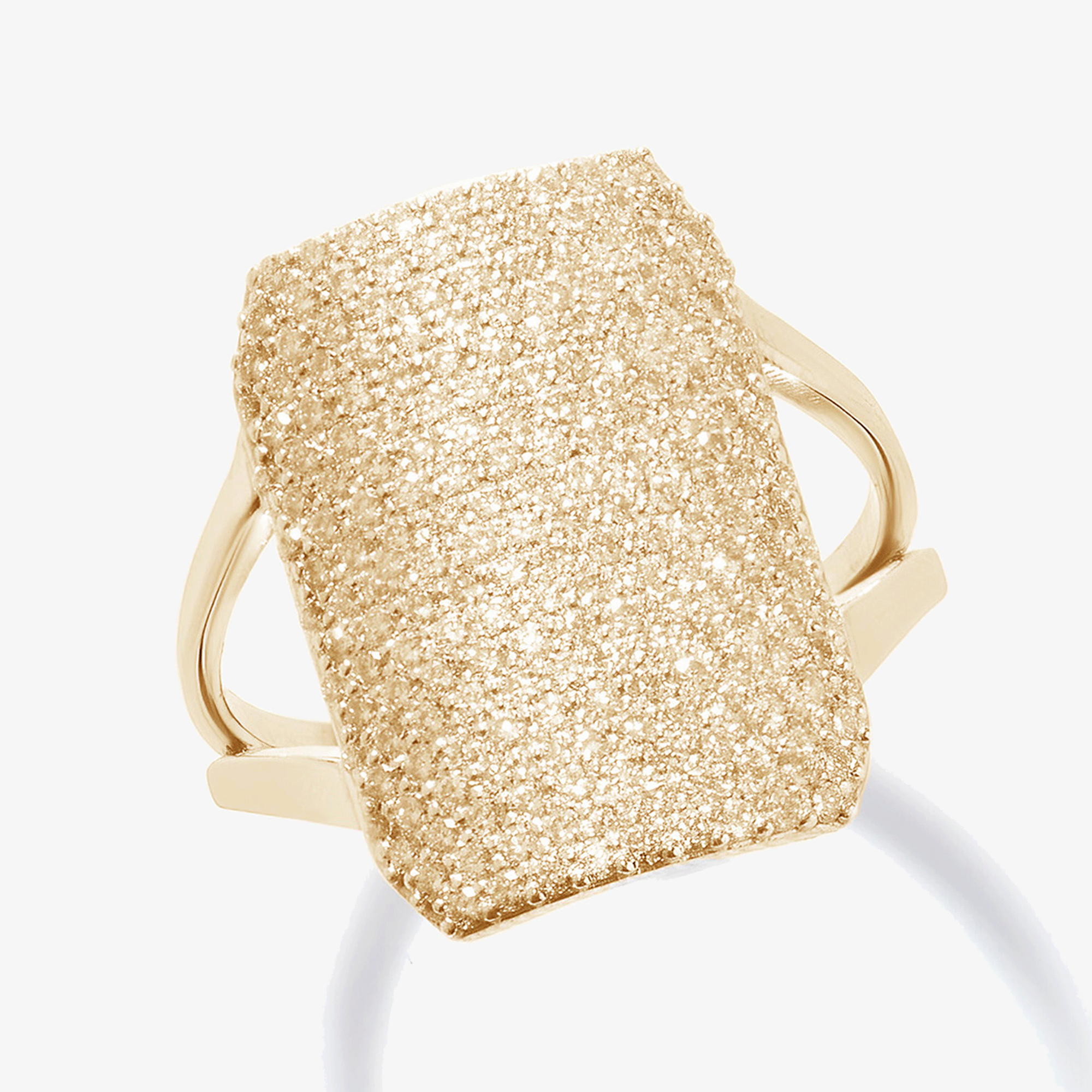 DIAMOND WIDE WRAP RING
