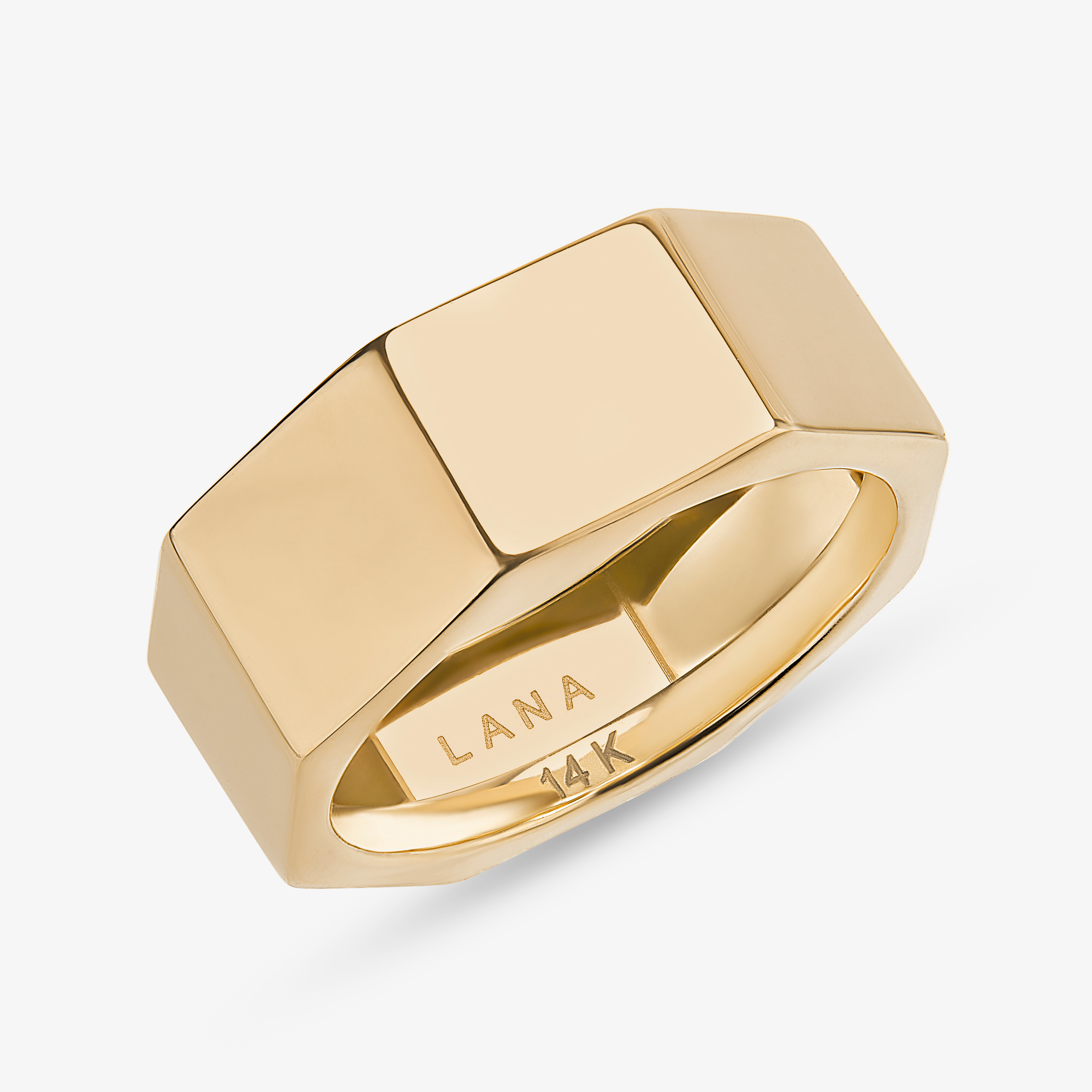 HOLLOW GEOMETRIC RING