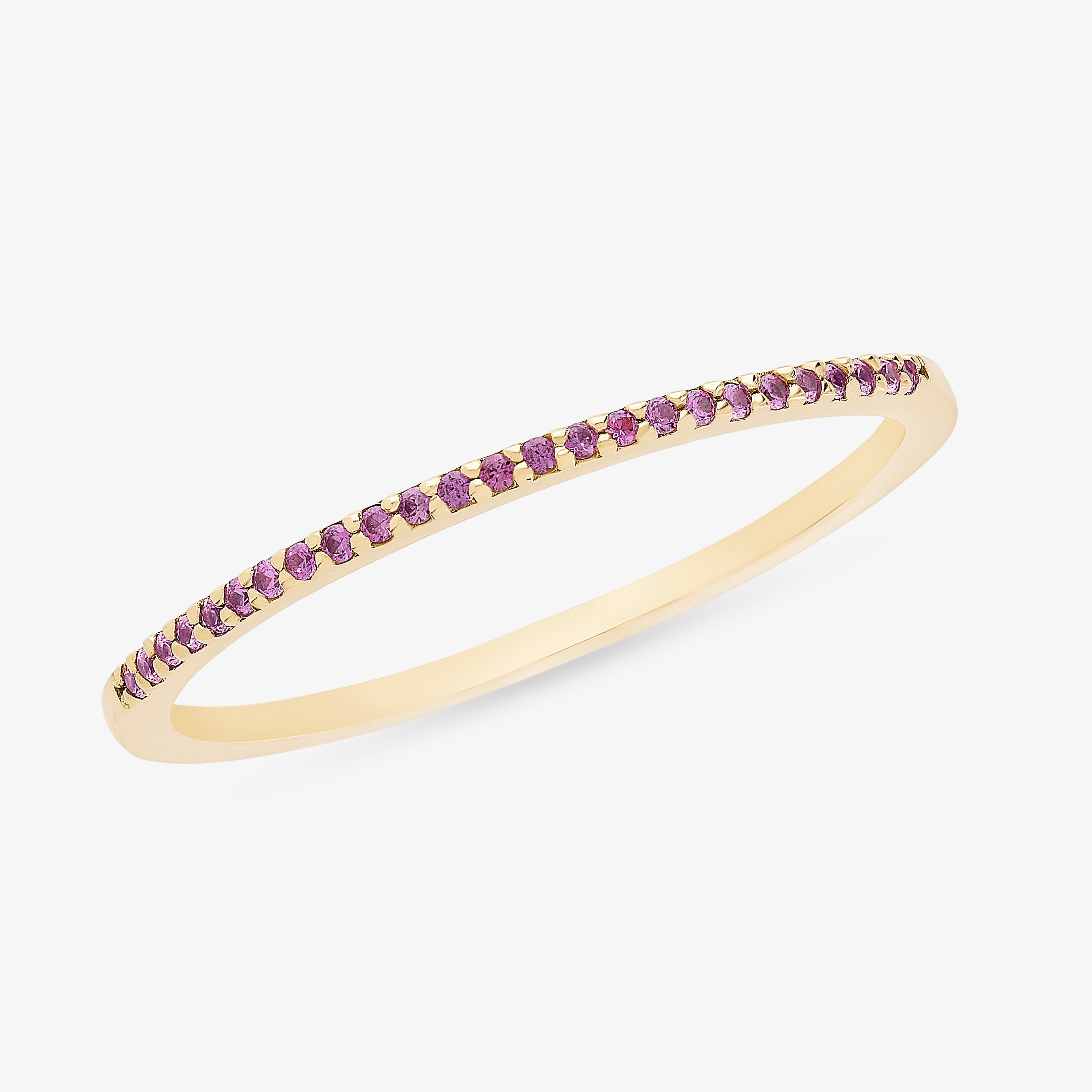 PINK SAPPHIRE THIN RING