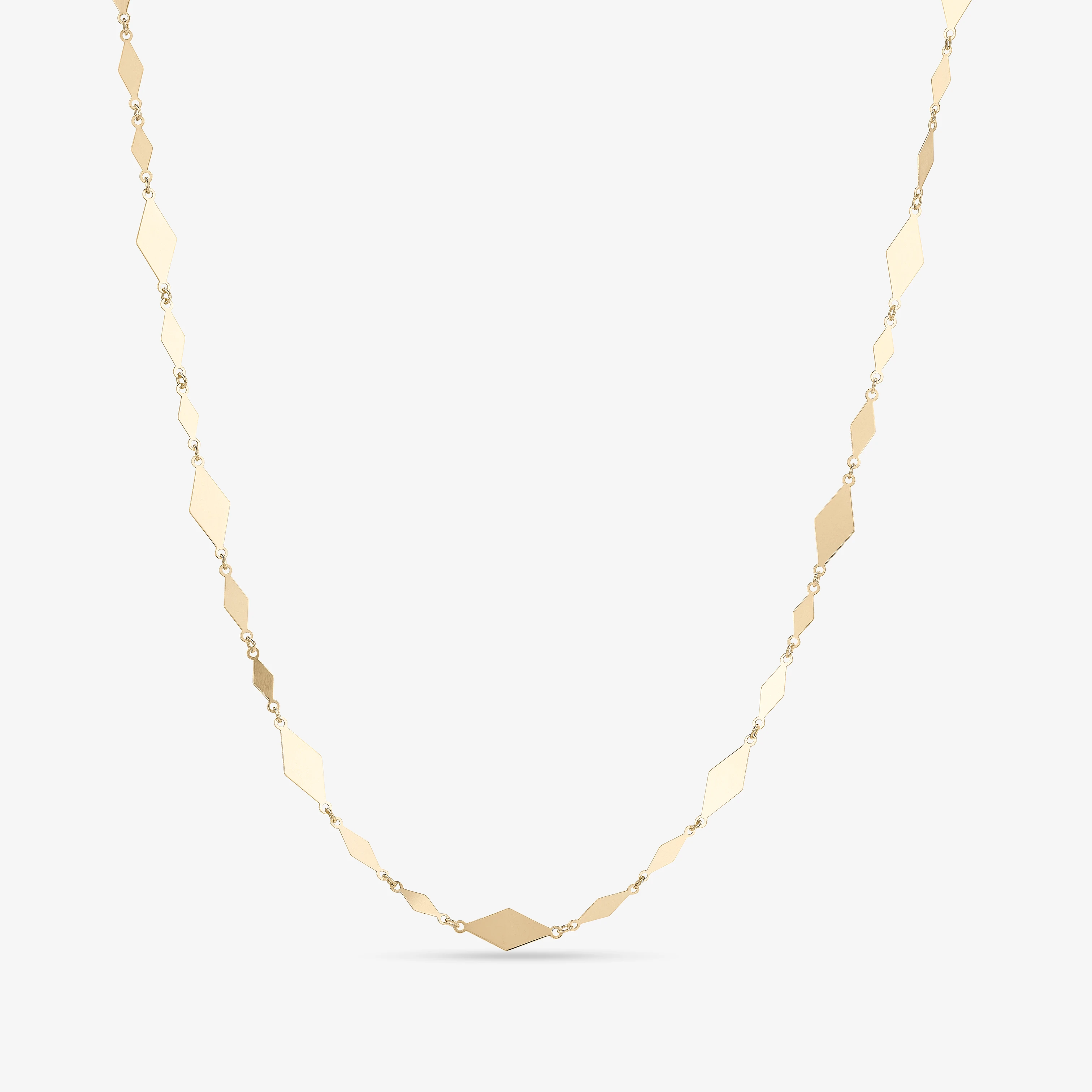 ALTERNATING GEOMETRIC CHAIN NECKLACE