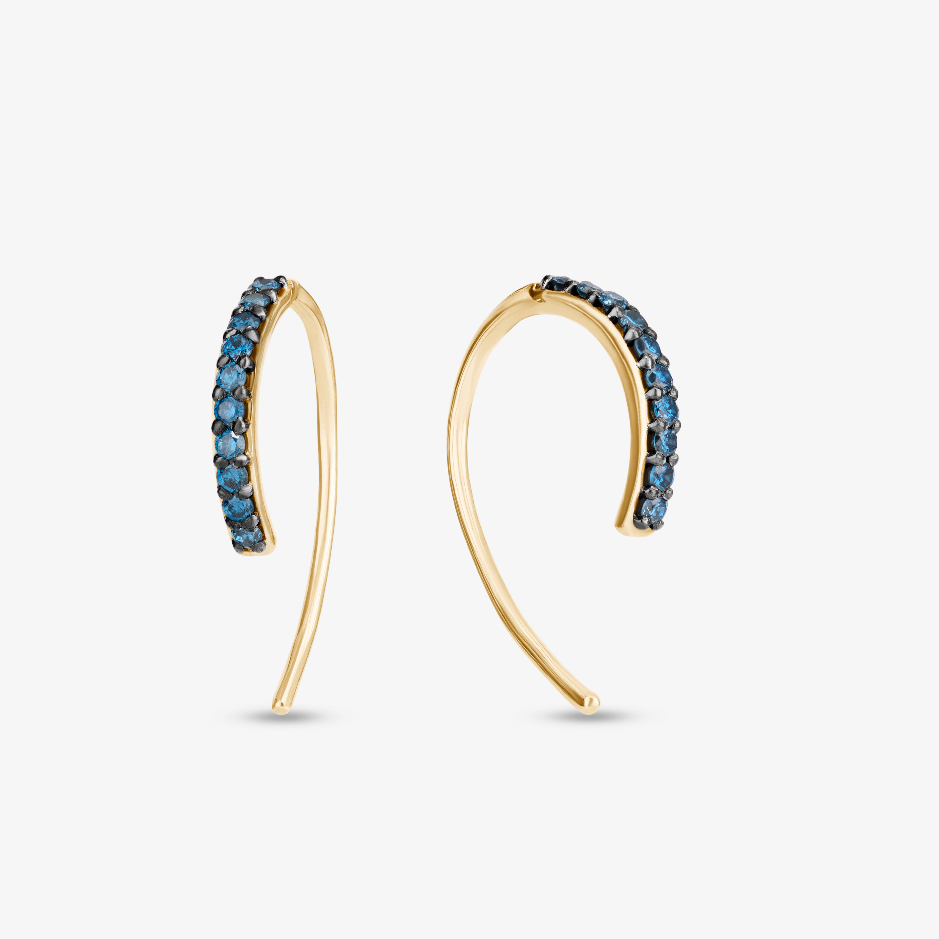 BLUE DIAMOND SMALL HOOKED ON HOOPS