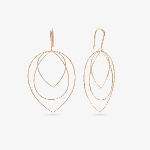 LARGE THREE TIER EARRINGS