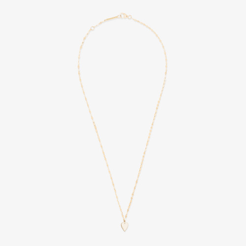 HEART MINI PENDANT GOLD-TONED DAINTY NECKLACE at Rs 250.00 | पेंडेंट हार,  पेंडेंट नेकलेस - Ayesha Fashion Private Limited | ID: 2851529788855