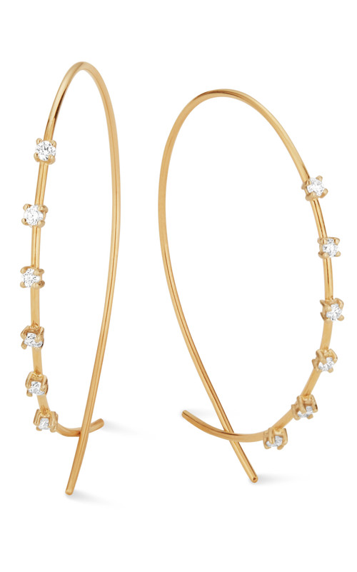 Small Solo Wire Upside Down Hoops-1