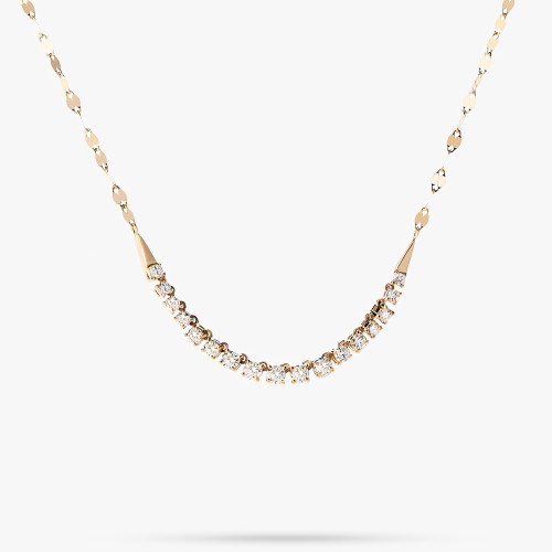 FLAWLESS GRADUATING TENNIS NECKLACE - 1