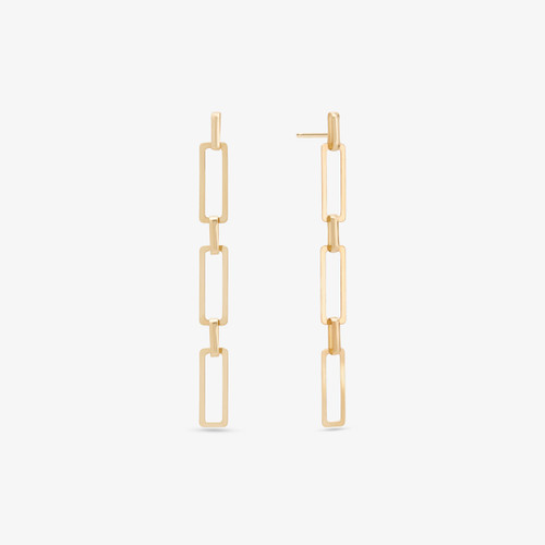 PAPERCLIP LINEAR EARRINGS