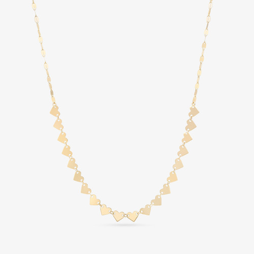 HEART DISC & BLAKE CHAIN REMIX NECKLACE