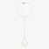 14K yellow gold blake chain hand lariat
